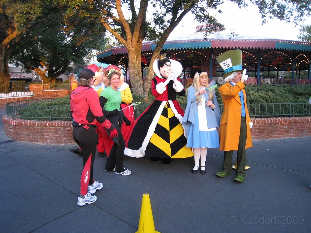 Disney 2010 D2 0320.jpg - January 9-11, 2010 Disney World Florida. Went to run the marathon. Sunday 5:40 AM start the race! Finish, go take a hot shower! Paul drove us over to Kennedy Space Center. Then buffet at Animal Kingdom for dinner!